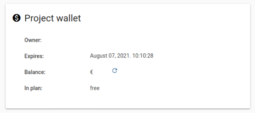 Project wallet